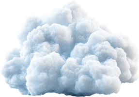 Fluffy Cloud, A captivating image of a large, pristine white cloud set against a dark sky, evoking feelings of serenity and natural beauty. png