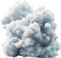 Dramatic cloud formation, its towering presence fills the frame with soft grays and whites against a black background. png