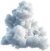Enormous cloudscape formation, A towering mass of puffy, bright white clouds dominates the view against a black background. png