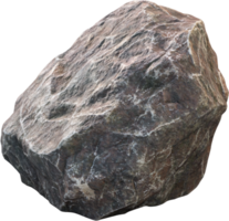 A large, weathered rock formation with visible textures and patterns, showcasing natural erosion and geological processes over time. png