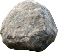 A large, weathered rock formation with a textured surface, showcasing natural variations in color and shape against a stark black background. png