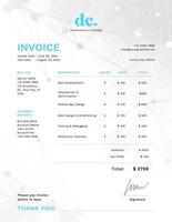 Web Development Invoice Template