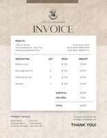Catering Service Invoice Template
