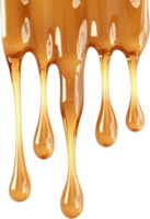 Luscious honey dripping down a black background, creating a mesmerizing and sweet visual experience, perfect for adding warmth and richness. png