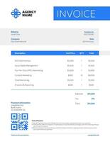 Invoice for Digital Marketing Agency template