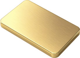 Luxurious golden bar with a subtle, brushed finish. The refined design elevates everyday essentials. A symbol of timeless elegance and sophistication. png
