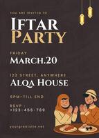 Iftar Party Invitation template