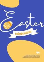 Easter Invitation Card Design template