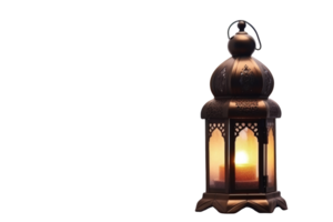 A lantern with a candle lit on it png