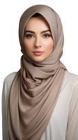 A beautiful woman wearing a hijab png