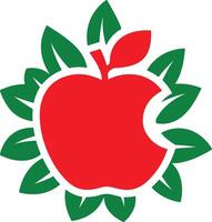 Abstract Apple Illustration Art vector