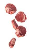 Fresh cuts of beef, showcasing marbled texture and rich color, ideal for cooking png