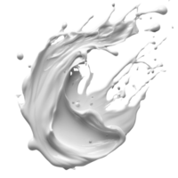 dynamic splash of white paint creates energetic and artistic effect png