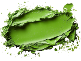Vibrant green paint texture with smooth, glossy finish, ideal for backgrounds or design elements png