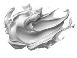 dynamic splash of white paint creating artistic effect. Perfect for backgrounds or creative projects png