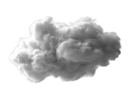 Fluffy gray cloud with soft texture, ideal for backgrounds or weather themes png