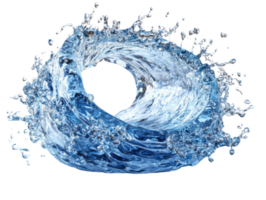 dynamic splash of water creates captivating wave effect, showcasing beauty of fluid motion and energy png