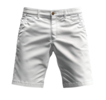 Light gray shorts with button closure and pockets, perfect for summer wear png