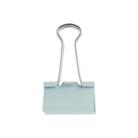 A Blue Paper Clip cutout, full depth of field png