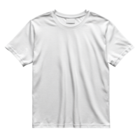 Plain white t shirt on transparency background, perfect for casual wear and customization png