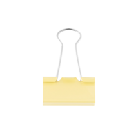 A Yellow Paper Clip cutout, full depth of field. png