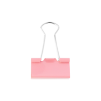 A Pink Paper Clip cutout, full depth of field. png