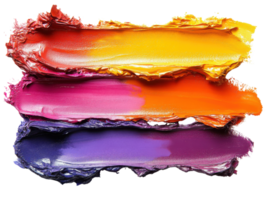 Colorful paint strokes in vibrant hues of red, orange, pink, and purple create dynamic and artistic composition png