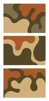 Illustration background liquid bohemian abstracta vector