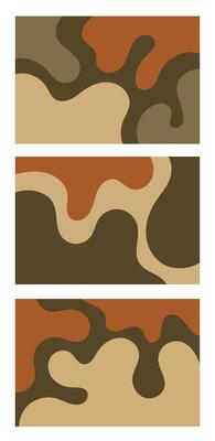 Illustration background liquid bohemian abstracta