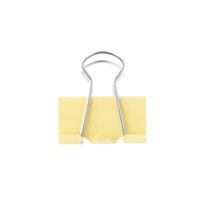 A Yellow Paper Clip cutout, full depth of field png