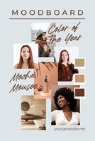 Color of The Year Pinterest Pin Cover template
