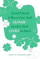 St.Patrick Quotes for Social Media template