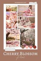 Cherry Blossom Picnic Moodboard Pinterest Graphic template