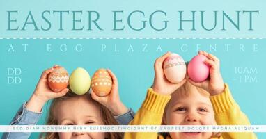 Easter Children Activity at Shopping Center Facebook Ads template