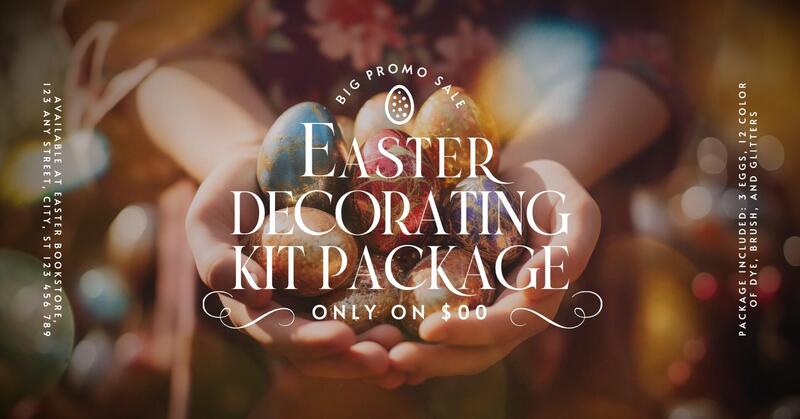 Easter Decorating Kit Facebook Ads Template