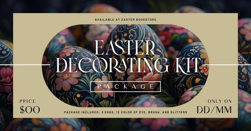 Easter Decorating Kit Package Facebook Ads Template