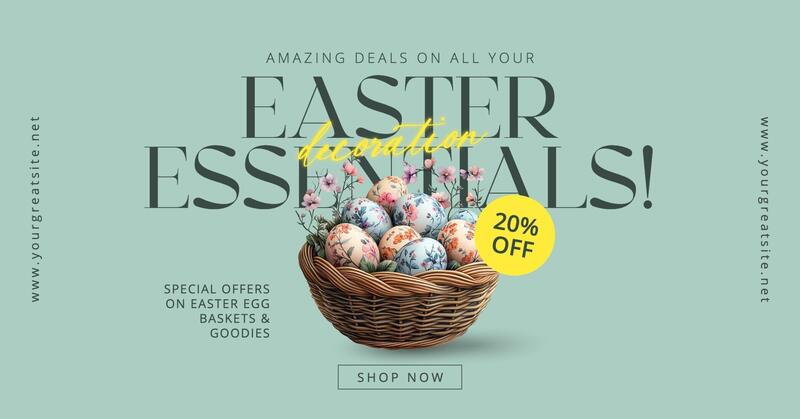 Easter Decoration Promo Facebook Ads