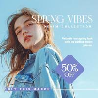 Spring Sale Instagram Post template
