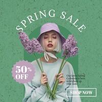 Spring Sale Instagram Post template