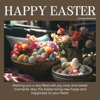 Easter Greetings template