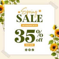 Spring Sale for Social Media  template