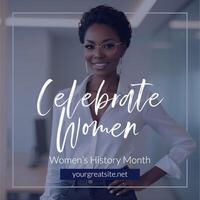 Women’s History Month LinkedIn post template