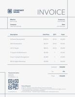 Invoice Template for Tech Company