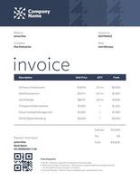 Tech Company Invoice template
