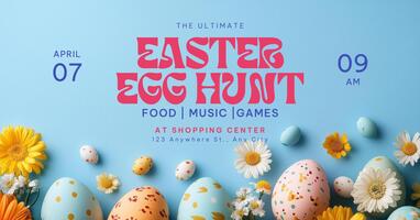 The Ultimate Easter Egg Hunt Event Facebook Ad template