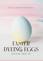 Easter Event Invitation Cards Portrait Version template