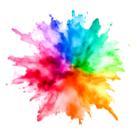 Vibrant Color Splash Abstract Background for Creative Projects png