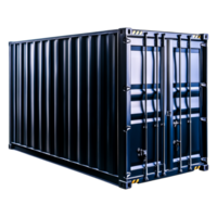 Industrial Shipping Container on Isolated Background for Transport Use png