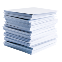Stack of Blank White Sheets of Paper png