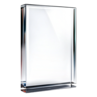 Clear Rectangle Acrylic Frame for Awards or Certificates Display png